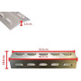 BricoShopping Paire de diffuseur de Chaleur pour Barbecue à gaz de Rechange en Acier Inoxydable 430 Grille pour brûleur, Rideau