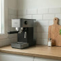 Cecotec Machine à Café Expresso Manuelle Cafelizzia 690 Grey. 1230-1465 W, Pompe 20 Bars, 1 ou 2 Tasses, Buse Vapeur, Réservoir 