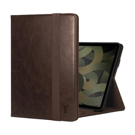 TORRO Étui Compatible iPad Air 11" M4 (2026), M3 (2025) & M2 (2024) et iPad Air 5e/4e Gén - Coque en Cuir Véritable avec Béquill