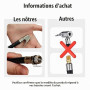 Dstarymnix Tuyau Gonfleur Pneu Compatible Valve Auto (Schrader), Flexible de Gonflage, Tuyau Gonflage Pneu Voiture, Embout Gonfl
