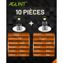 AGLINT Ampoules T10 LED CANBUS 12V Blanc W5W pour Voiture Intérieur Lumière | T10 W5W LED Ampoule Sans Erreur Sans Polarité Voit