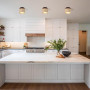 kaixunl 7W Plafonnier en Travertin Jaune Lustre Style Japonais Esthétique Wabi Sabi Lampe Circulaire Luminaire à Lumière Chaude