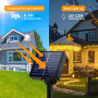 Lot 3 Guirlande Lumineuse Exterieure Solaire, Guirlande Solaire Exterieur | Totale 17m 150LED Étanche IP65 8 modes Fil de Cuivre