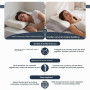 Utopia Bedding Oreiller Cervical, Mousse à Mémoire de Forme, Soutien du Cou | Design Adapté au Sommeil Une conception pensée pou
