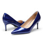 GENSHUO Escarpins à Talons Bas pour Femmes Talons Aiguilles Élégants à Bout Pointu 6CM/2,36 Pouces Chaussures à Talons Hauts pou