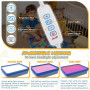 Table lumineuse pour enfants Sensory Play 41 pièces avec chiffres, opérateurs et lettres translucides, 3 variantes de couleur, 1