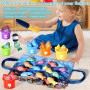 Yitical Jouet Bebe 1 an, Montessori Pêche a la Ligne Jeux pour Enfant 6 9 12 18 Mois, Educatif Jeu Bébé, Cadeau pour Fille Garco