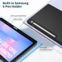 EasyAcc Coque pour Samsung Galaxy Tab S10 FE+ 13,1 Pouces 2025 avec Pen Porte-Stylet, Étui de Protection Ultra Fin Housse en TPU