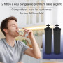 Weeplow O'Pure 2 Lot de 2 Filtres à Eau Gravité Compatible Berkey Doulton | Compatibles Weeplow, Berkey, Berkefeld, Doulton. Réd