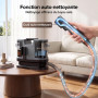 Lubluelu Shampouineuse Canapé 22 kPa, 600 W, Nettoyeur Tapis Portable | Auto-Nettoyante et Portable, avec Long Tuyau pour Canapé