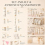 13 Pièces Ensemble de Soins Coréens pour la Peau, Ensemble de Soins du Visage pour Femmes avec Toner, Nettoyant, Sérum, Crème, C