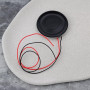 VGOL Lot de 4 Mini Haut-parleurs 36 Mm 8 ? 0,5 W avec Câble de 10 Cm pour Sonnettes MP3 Alarmes Jouets