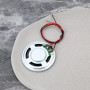 VGOL Lot de 4 Mini Haut-parleurs 36 Mm 8 ? 0,5 W avec Câble de 10 Cm pour Sonnettes MP3 Alarmes Jouets