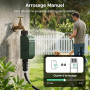 WOOX Programmateur d'arrosage WiFi Intelligent, sans Hub Requis | 8 programmes d'arrosage, Wi-Fi 2,4 GHz, commande via APP, Alex