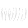 EMSea 8pcs Cheveux Threading Crochet Outil Dreadlocks Extensions Cheveux Tresse Outil Cheveux Verrouillage Outil Serré Accessoir