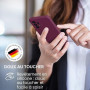 kwmobile Housse Compatible avec Samsung Galaxy A33 5G Coque - Housse de téléphone Protection Souple en TPU Silicone - Bordeaux V