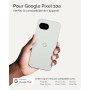 Spigen Liquid Air Coque pour Google Pixel 10a - Noir Mat | Motif géométrique avec grip antidérapant, Technologie Spigen Sound Tu