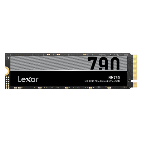 Lexar NM790 SSD interne 2To, M.2 2280 PCIe Gen4x4 NVMe 1.4 SSD, Jusqu'à 7400 Mo/s en lecture, 6500 Mo/s en écriture, pour PS5, l