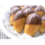 Ibili 820502 Plaque de 12 madeleines, Acier, Noir, 25,9 x 20,9 x 1,4 cm