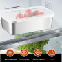 6 Pièces Boite Gouter Inox, 1100 Ml Boîtes De Conservation En Acier Inoxydable, Boîtes De Conservation Avec Couvercle, Boîte De 