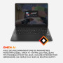 HP OMEN PC Portable Gamer 16" | RTX 5070 Ti 12 Go | Intel Core i7-14650HX | Écran 2,5K IPS 240 Hz VRR antireflet | 24 Go RAM | 1