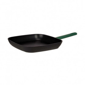 Poêle à Grilller avec Rayures Noir Vert 28 x 28 cm Aluminium 43,99 €