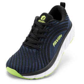 FitVille Chaussures de Running Homme Extra Larges Respirantes | Baskets légères pour la course et la marche. Usage intérieur et 