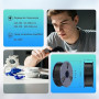 SUNLU Rapide Filament ABS Noir 1.75mm 1KG, ABS Filament Imprimante 3D | 350mm/s haute vitesse bobine ABS, haute résistance à la