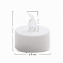 Lot de 100bougies LED Bougies CR2032 piles Bougies Unscented Bougie chauffe-plat sans flamme claire vacillante gefälschte Bougie