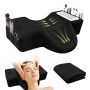 CGBE Oreiller en U Extensions de Cils Ergonomique Flanelle Salon & Domicile | Oreiller en U ergonomique en flanelle, soutien con