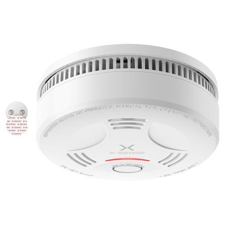 X-Sense Détecteur de Fumée, Pile 10 Ans, Support Magnétique, SD11, Lot de 1 | Batterie Scellée, Pad Adhésif Magnétique, Conforme