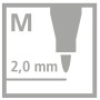STABILO power - Feutre de coloriage - Étui carton x 12 feutres pointe moyenne - Coloris assortis