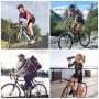 Ainiv Porte Bidon de Vélo avec Gourde Vélo 750ML, Noir | Bidon de Sport de Haute Qualité Sans BPA Convient Aux Vélo / VTT / Vélo