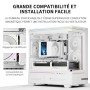 Thermalright Peerless Assassin 120 Vision MAX ARGB White CPU Cooler, PC Heatsink, écran d'affichage magnétique de 5" avec résolu