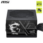 MSI MAG A650BN PCIE5 III Alimentation ATX 3.1, 80 Plus Bronze | 650W, compatible PCIe 5.1, connecteur natif 12V-2x6 bicolore, câ