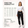 Real Essentials Lot de 3 Pantalons de Jogging en Polaire pour Femme, Coupe décontractée, athlétisme décontracté (Grandes Tailles