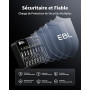 EBL Chargeur de Piles AA AAA 9V NiMH NiCD, PD 20W Chargeur Piles Universel | Rapide Charge, 2 Sortie USB C et Micro USB pour Cha