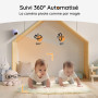 BOIFUN 2K 5" Babyphone 2 Caméra avec Application Telephone, Rotation à 360°, Surveillance des Mouvements & Suivi Automatique, Dé