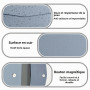 YSDINK Enveloppe Porte-documents A4 en cuir PU avec Fermeture Métallique, Étanche et Extensible, Grande Capacité pour Dossiers, 