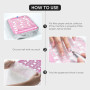 HALMAI 200 Feuilles Filtre à Poussière pour Ongles, Papier Filtre Jetable pour la Majorité des Aspirateurs de Poussière, pour Ma