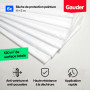 GAUDER Bâche de protection peinture, plastique (6 pièces, 4x5m, 120 m²) | Bâche plastique transparente et résistante pour travau
