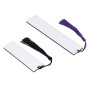 Lot de 30 Marque-pages Vierges par Sublimation, Marque-pages Double Face en MDF avec Pompons Colorés, étiquettes pour Lecteurs, 