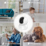 EZVIZ Camera Interieur 360°, Caméra Surveillance WiFi 2.4Ghz | Vision Nocturne, Détection de Mouvement Suivi Intelligent, Audio
