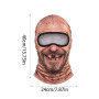Yuritrox Cagoule 3D Adulte, Masque de Ski Respirant, Cache-Cou Coupe | Vent en Polyester Extensible, Visage Imprimé pour Moto, V
