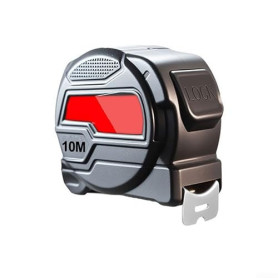Mètre Ruban Métal 10m Résistant pour usure pour chantier Mètre(10M) | Acier inoxydable pour premium, anti-rouille, coque ABS pou