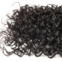 RICHAIR - Tissage Bresilien Boucle 8 Pouces(20.32cm),Tissages Cheveux Humain Lot 3 Pieces,Meches Bresiliennes Naturel Noir 50g/p