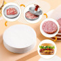 GWHOLE Lot de 500 Papiers Antiadhésifs pour Presse à Hamburger Burger Steak Haché - 11,5 cm de Diamètre