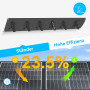 Ecosonique Panneau Solaire Pliable 300W Alimentation MC4 40 V et | Sorties Multiples Chargeur Portable Pour La Plupart Des Centr