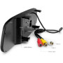 Kit Caméra de Recul Wired avec Moniteur Rétroviseur AHD LCD 4,3 Pouces | Caméra de recul étanche à 4 LED vision nocturne 12 V CC