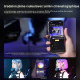 Lumiere Photo, COLBOR W100R LED Photo RGB,Photographie Light avec Batterie Charge Portable APP contrôle,RGB Full Color Mode, écl